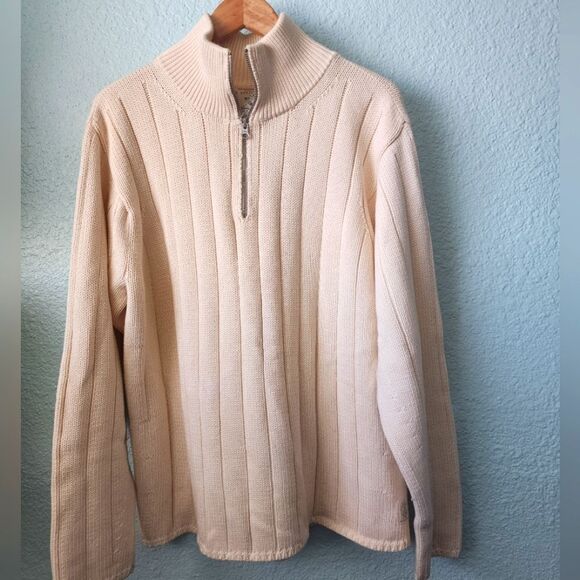 Ralph Lauren MFG POLO Jeans quarter zip up pullover sweater - Picture 1 of 15